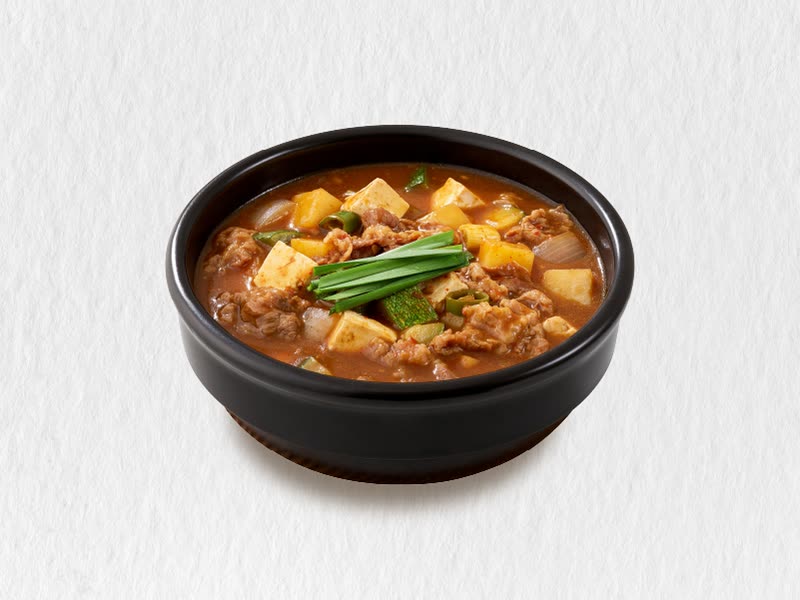 바른고기 정육점 강남점 — 차돌 된장찌개